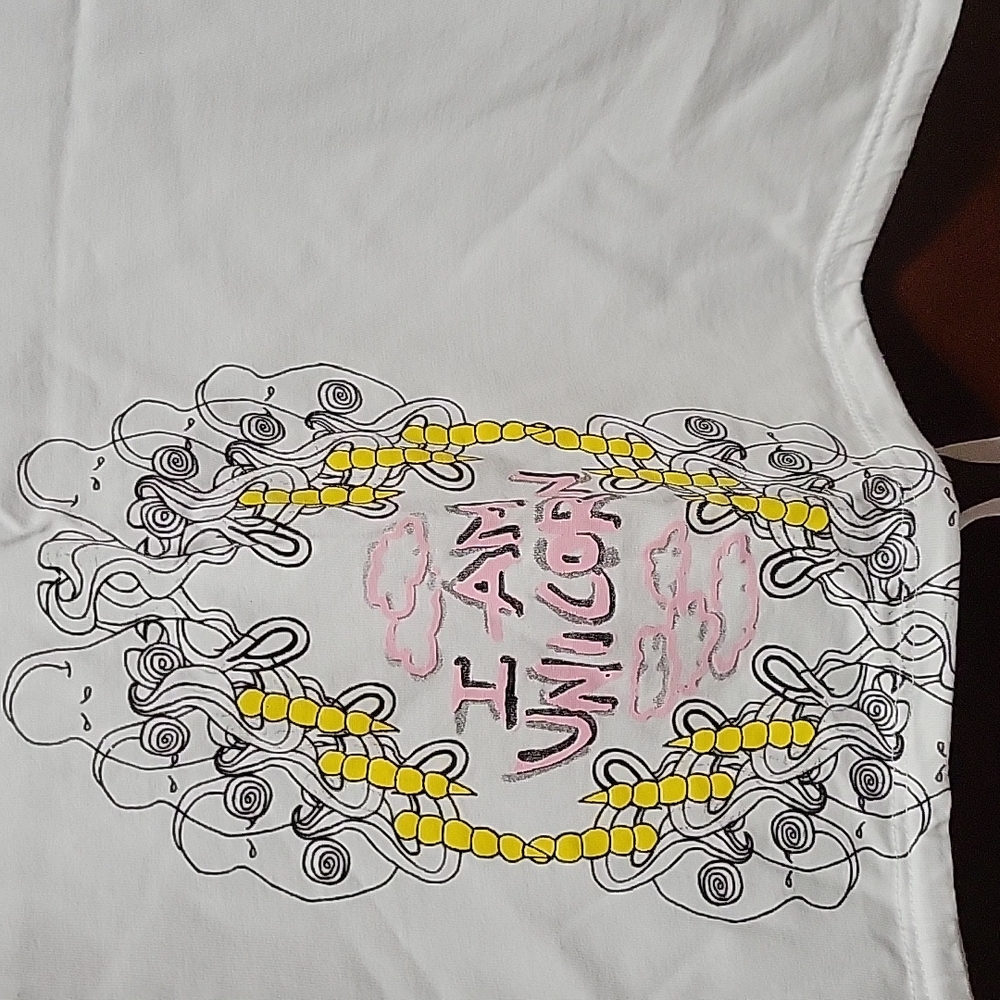 George Love top unicorn print